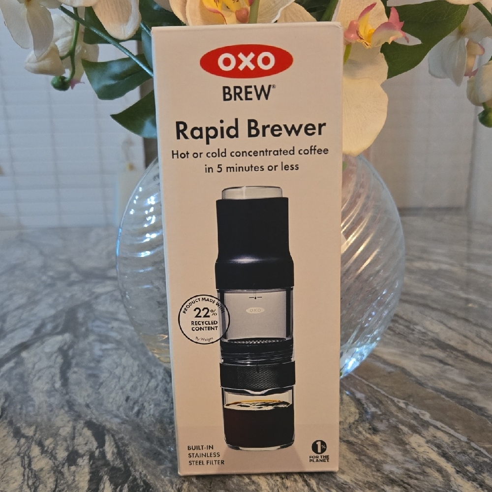 OXO Brew Rapid Brewer - Black and Clear
